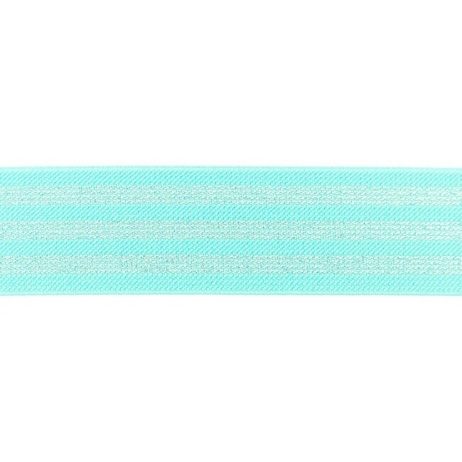 Gummi Glitzer Mint 4 cm