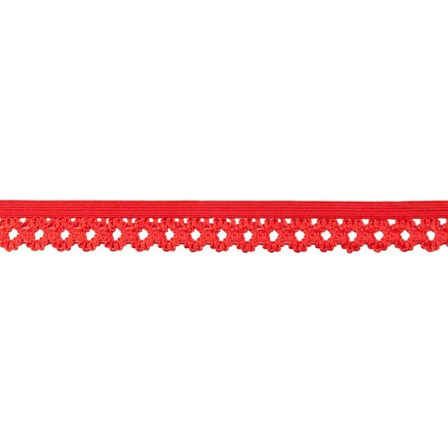 Elastische Spitze Rot  20mm