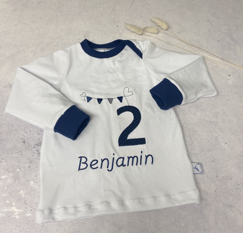 Geburtstagsshirt Wimpel