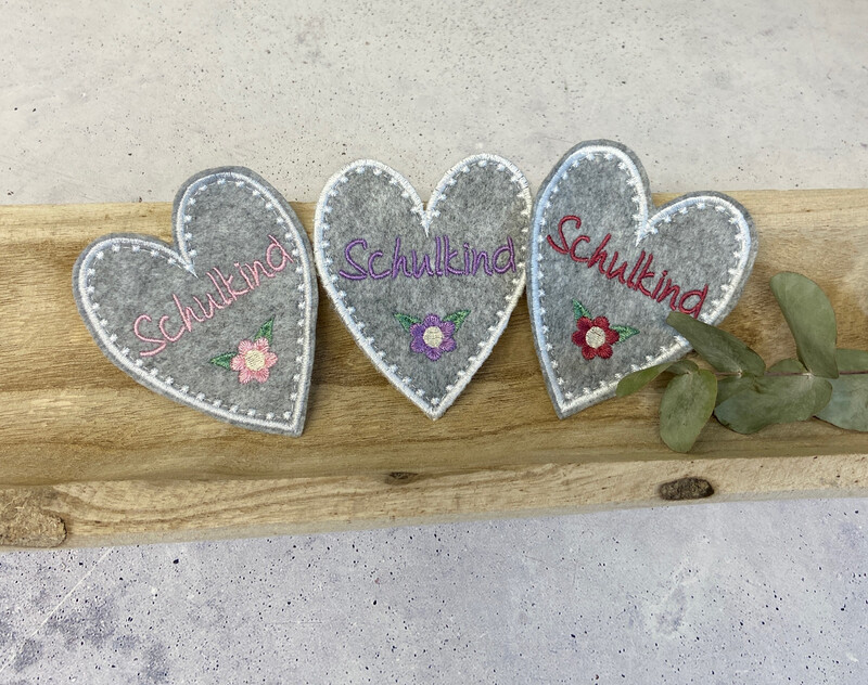 Applikation Schulkind / Blume 