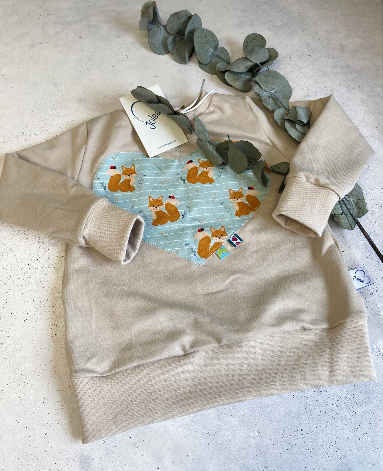 Sofortkauf Pullover Fuchs mit Herzapplikation
Gr.92