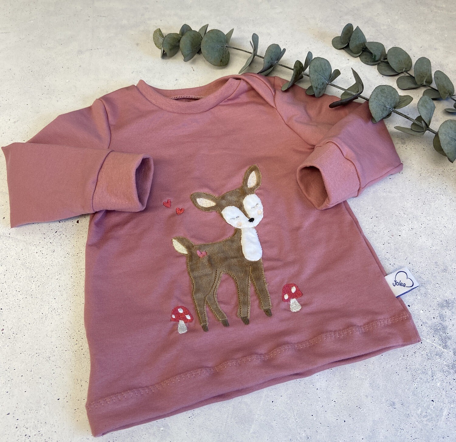 Baby Langarmshirt Rehkitz
 Gr. 56 - 92