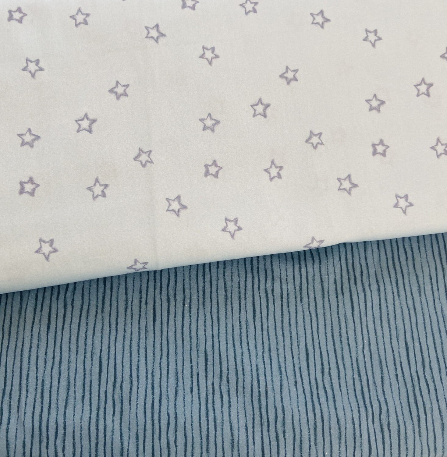 Hilco Baumwolle Mini Baby Serie Streifen / Blau