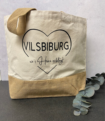 Jute Canvas Shopper / Vilsbiburg / Stadtwunsch / wo‘s Herz schlägt 