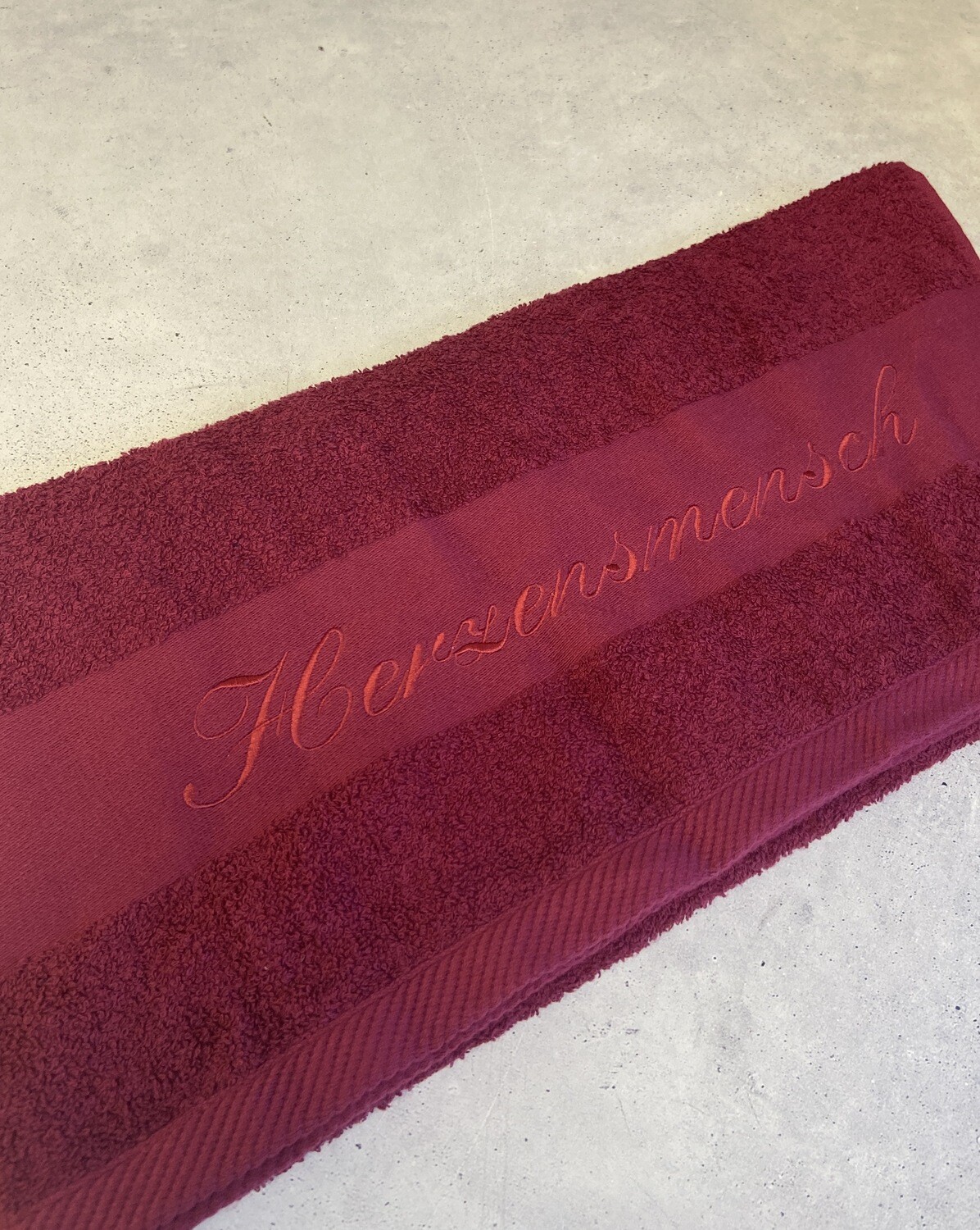 Sofortkauf Herzensmensch  Handtuch  / Muttertag / Geburtstag