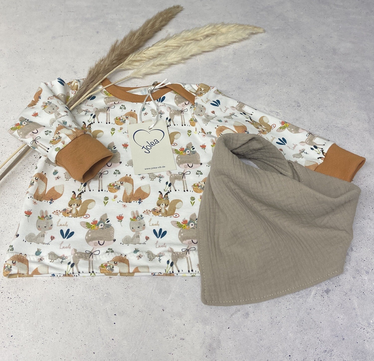 Sofortkauf Baby Langarmshirt Tiere Gr.74/80
