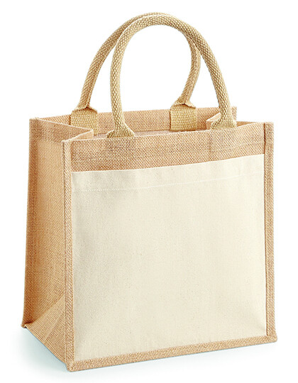 Jute Canvas Tasche klein