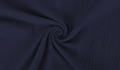 Musselin Blau