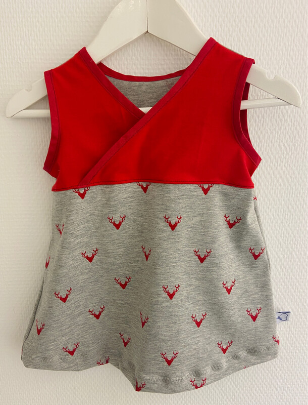 Sofortkauf Lieblingskleidchen Tracht Gr. 80 möglich / Hirsch / Rot / Tunika / Hängerchen