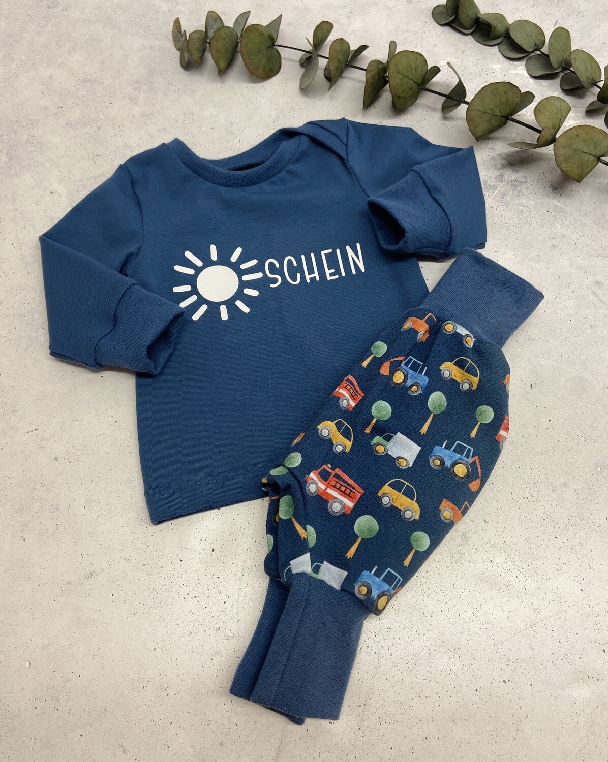 Sofortkauf Set Langarmshirt Sonnenschein mit Pumphose Fuchs Gr.56