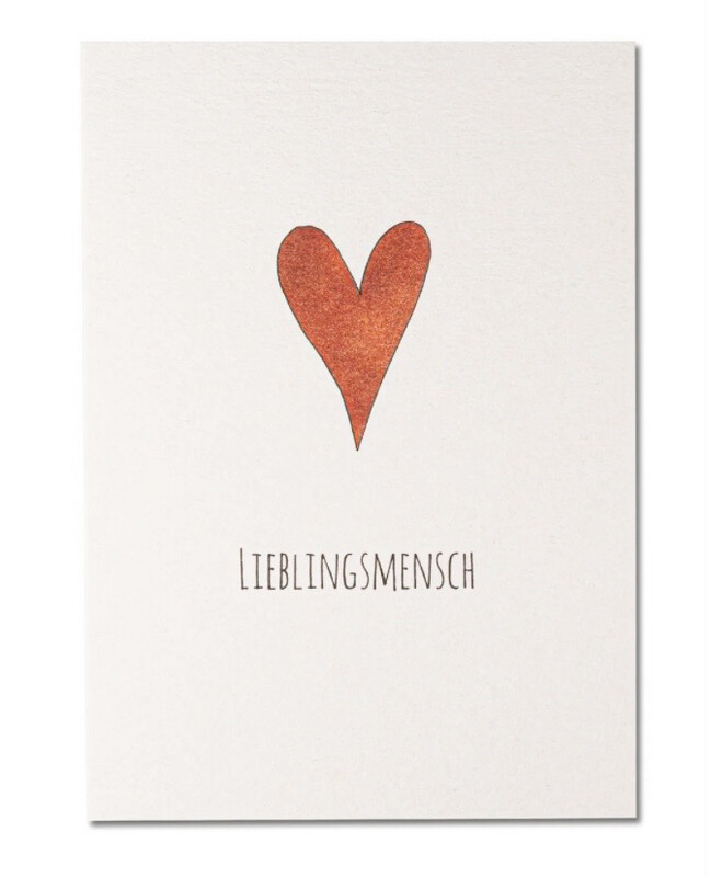 Grußkarte Lieblingsmensch