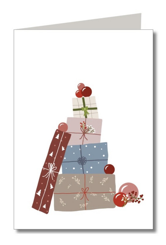 Klappkarte Weihnachtsgeschenke