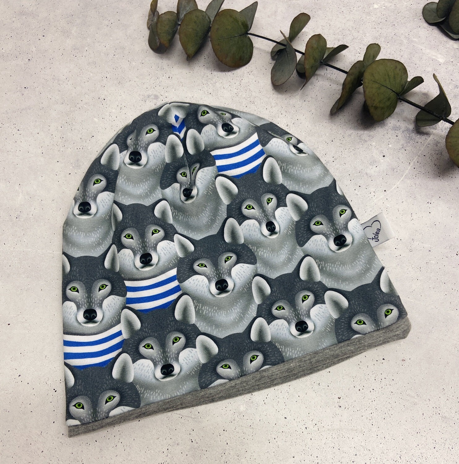 Sofortkauf WendeBeanie Wolf KU: 46/48