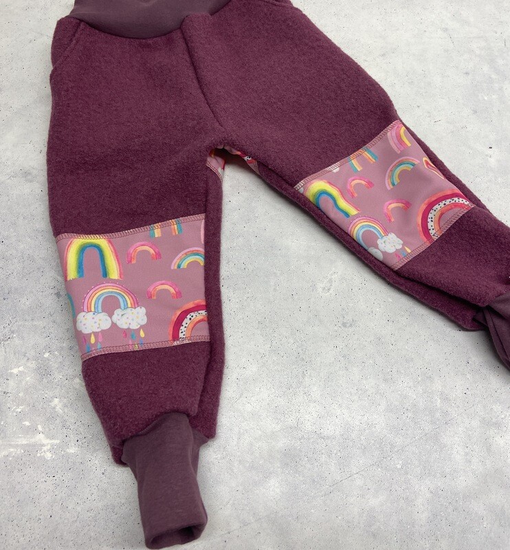 Sofortkauf Draußenhose / Spielhose / Matschhose / Walkhose -Regenbogen Gr.104