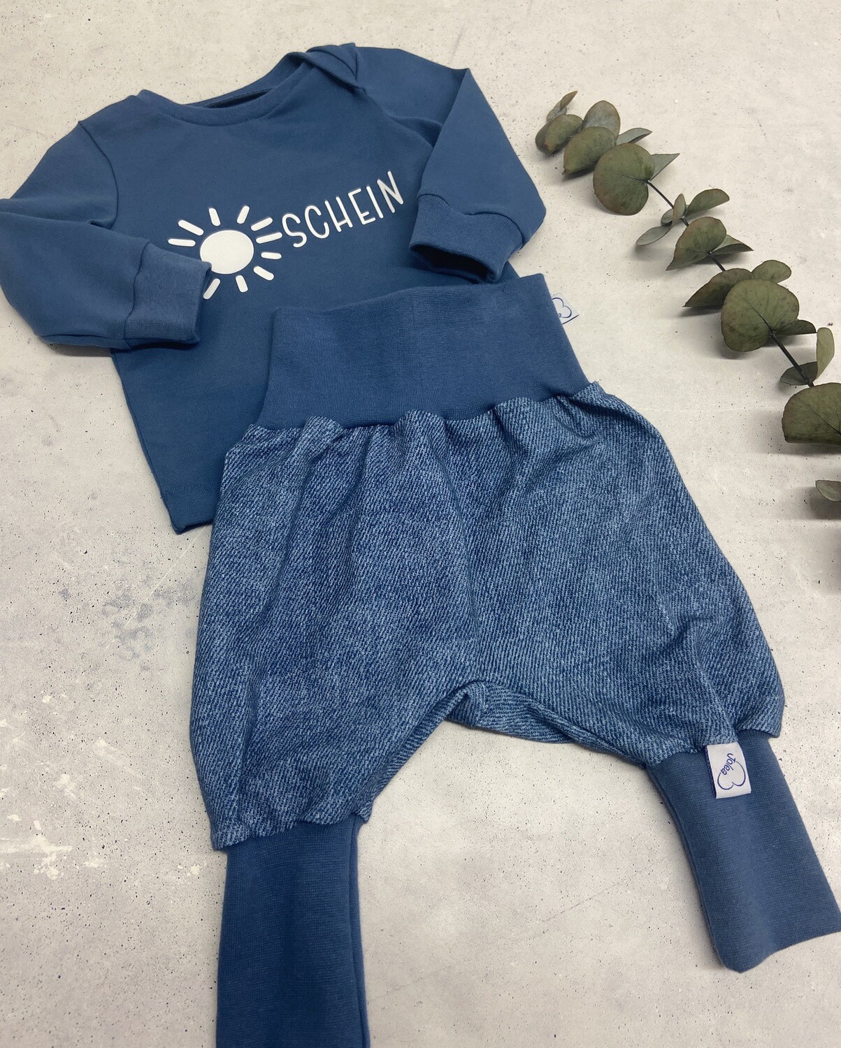 Sofortkauf Set Langarmshirt Sonnenschein Pumphose Gr. 62/68