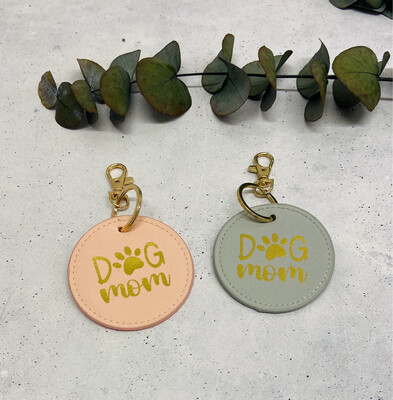 Schlüsselanhänger - Taschenanhänger DOG MOM / Hund