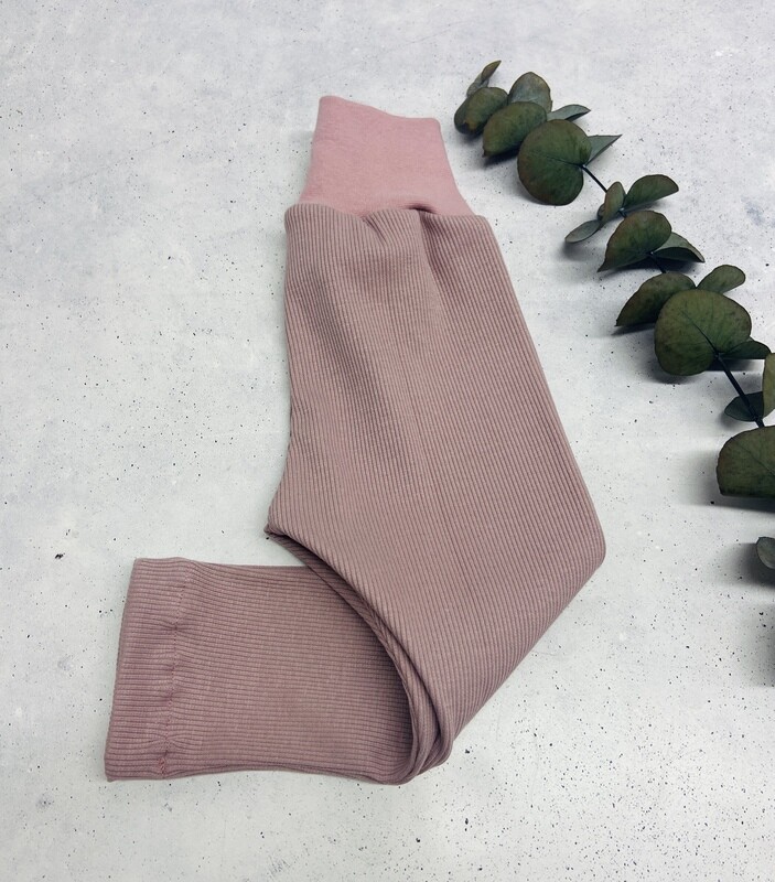 Leggings aus Ripp Jersey in vielen verschiedenen Farben möglich Gr. 56 - 140