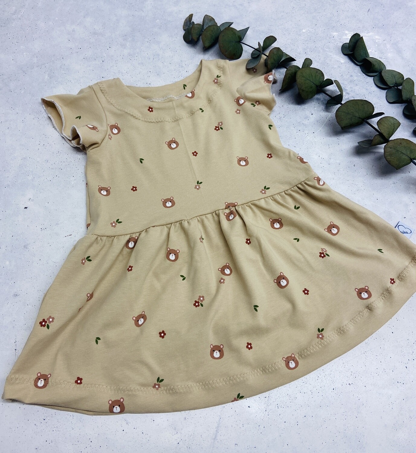 Kleid Bär / Bären Gr. 74 - Gr. 164