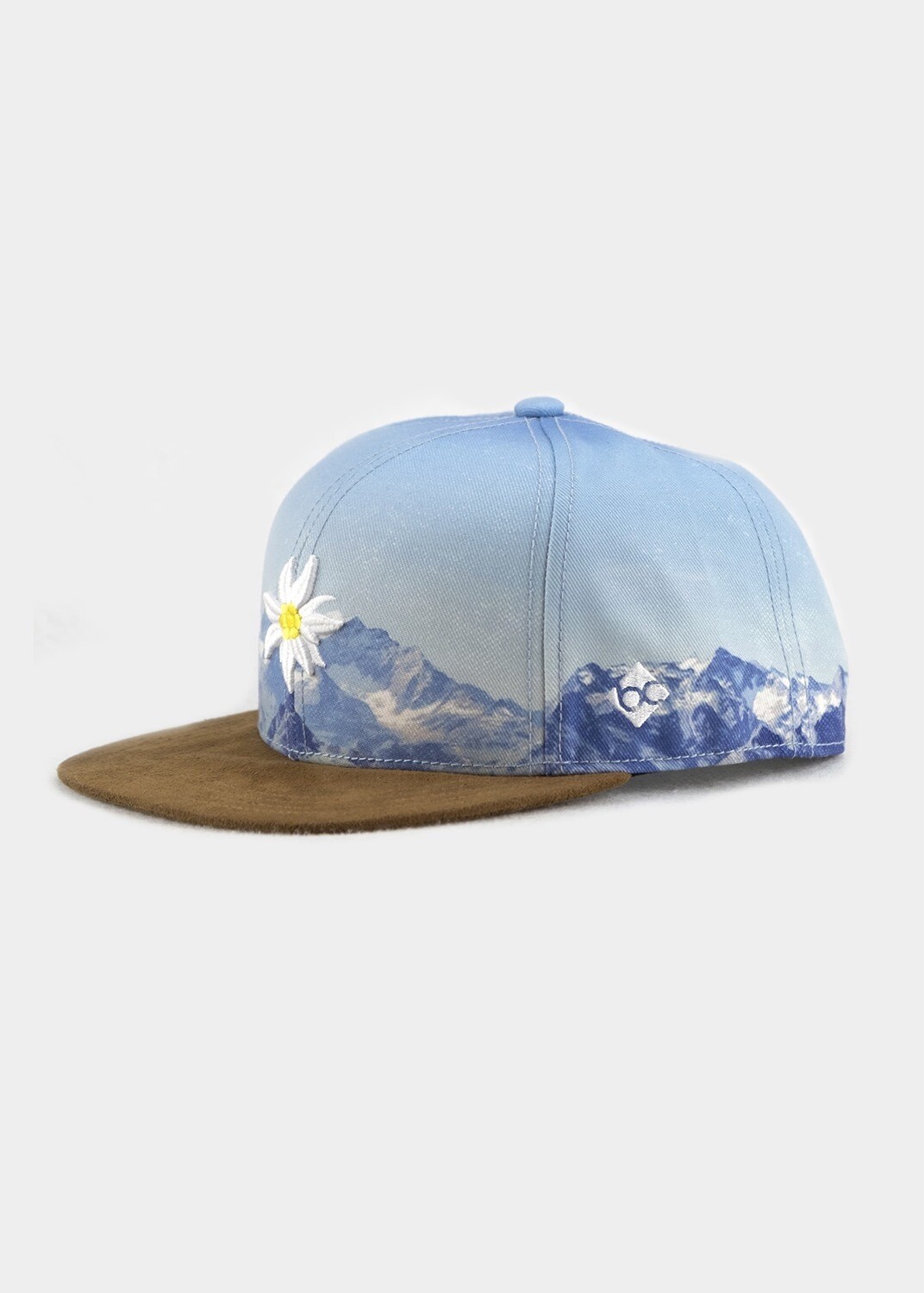 "Edelweiß Bergliebe" - hellblau (Snapback) / Bavarian Caps