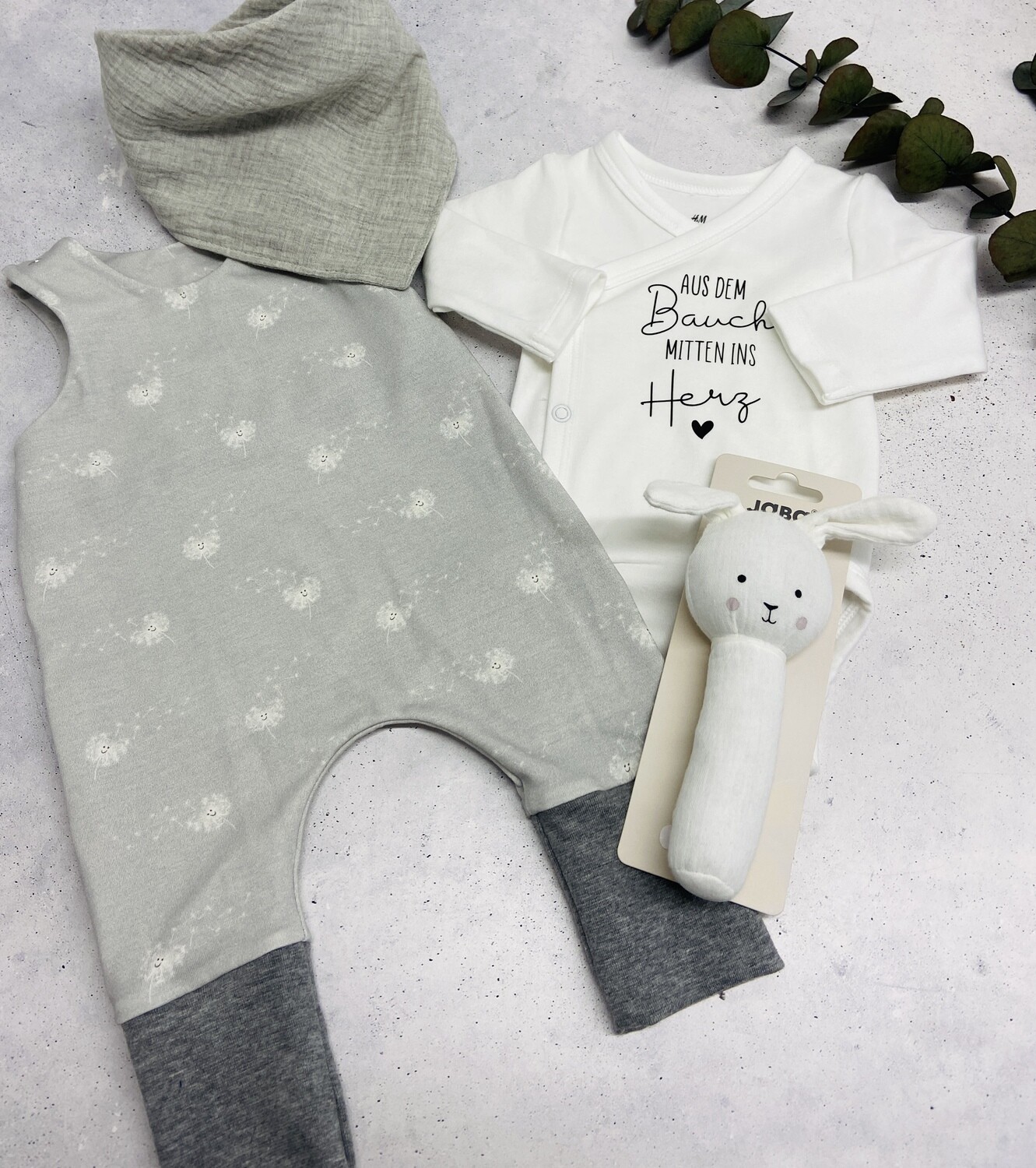 Strampler, Babyspieler Pusteblume Gr. 56 - 92