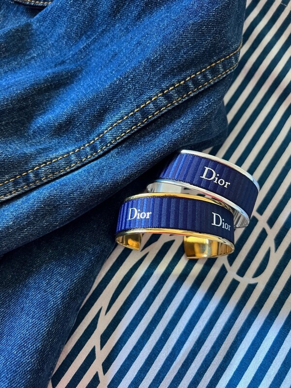 Manchette upcyclée Dior