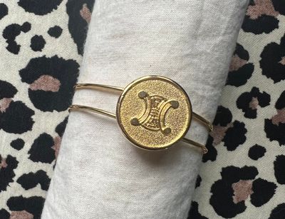 Bracelet jonc  upcyclé Céline