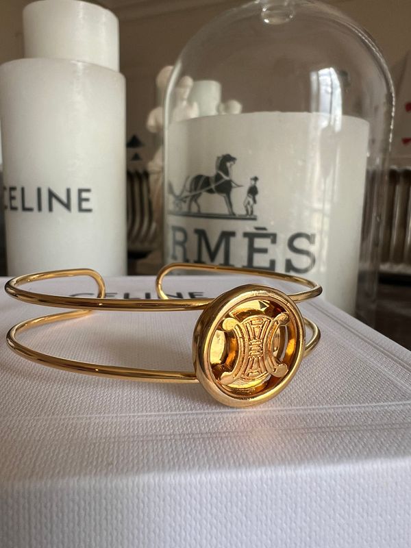 Bracelet jonc  upcyclé « Petit Triomphe » Céline