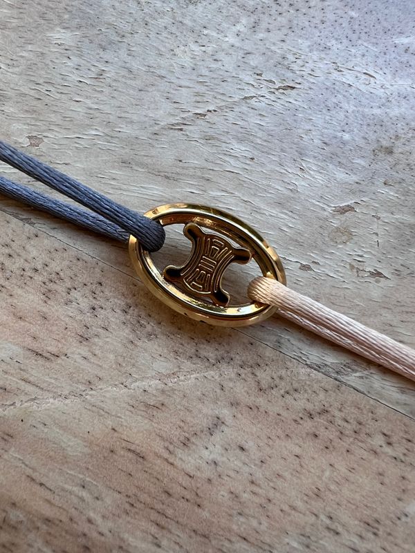 Bracelet cordon upcyclé Céline