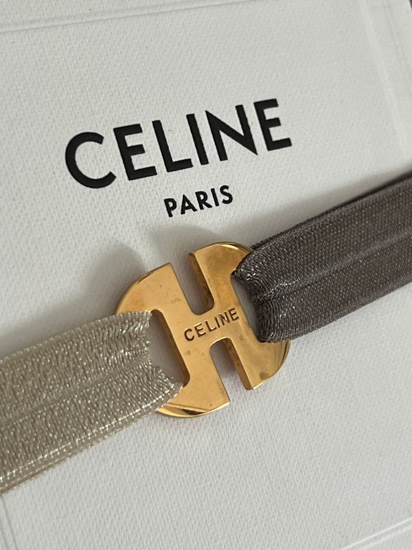 Bracelet Céline ruban satiné élastique