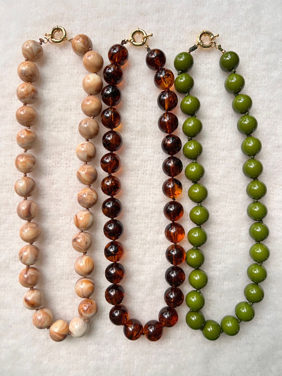 Collier Garance, Couleur: Caramel