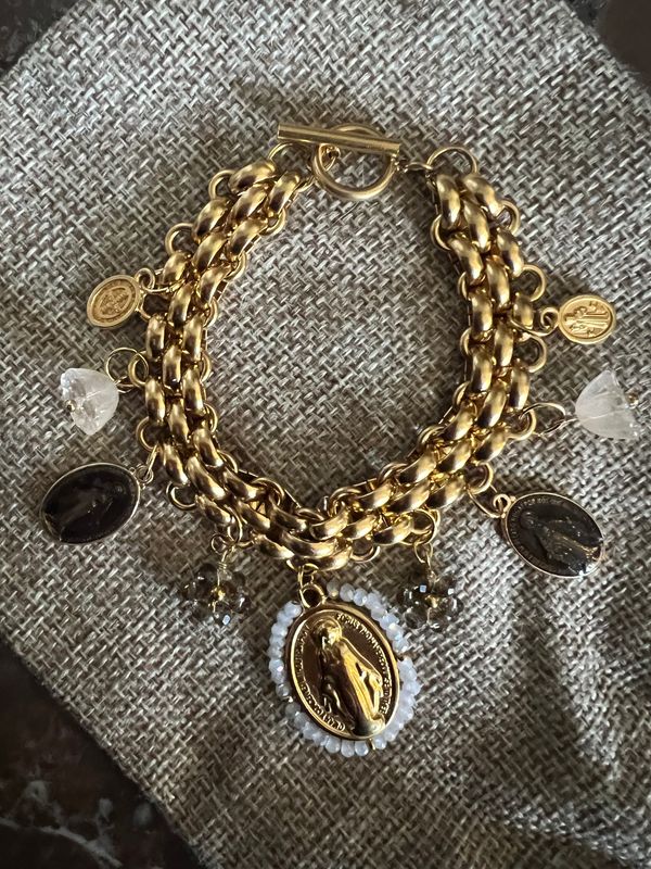 Bracelet Madone  &amp; pampilles