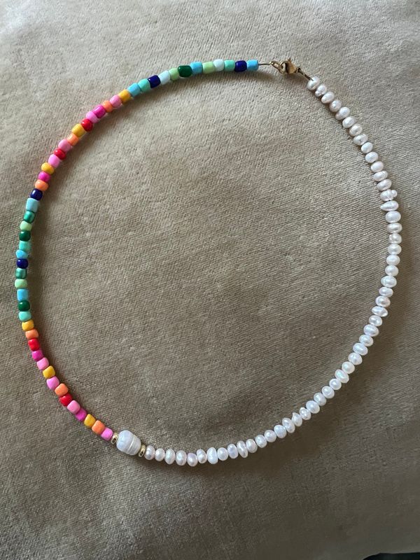 Collier Primavera &amp; rocailles