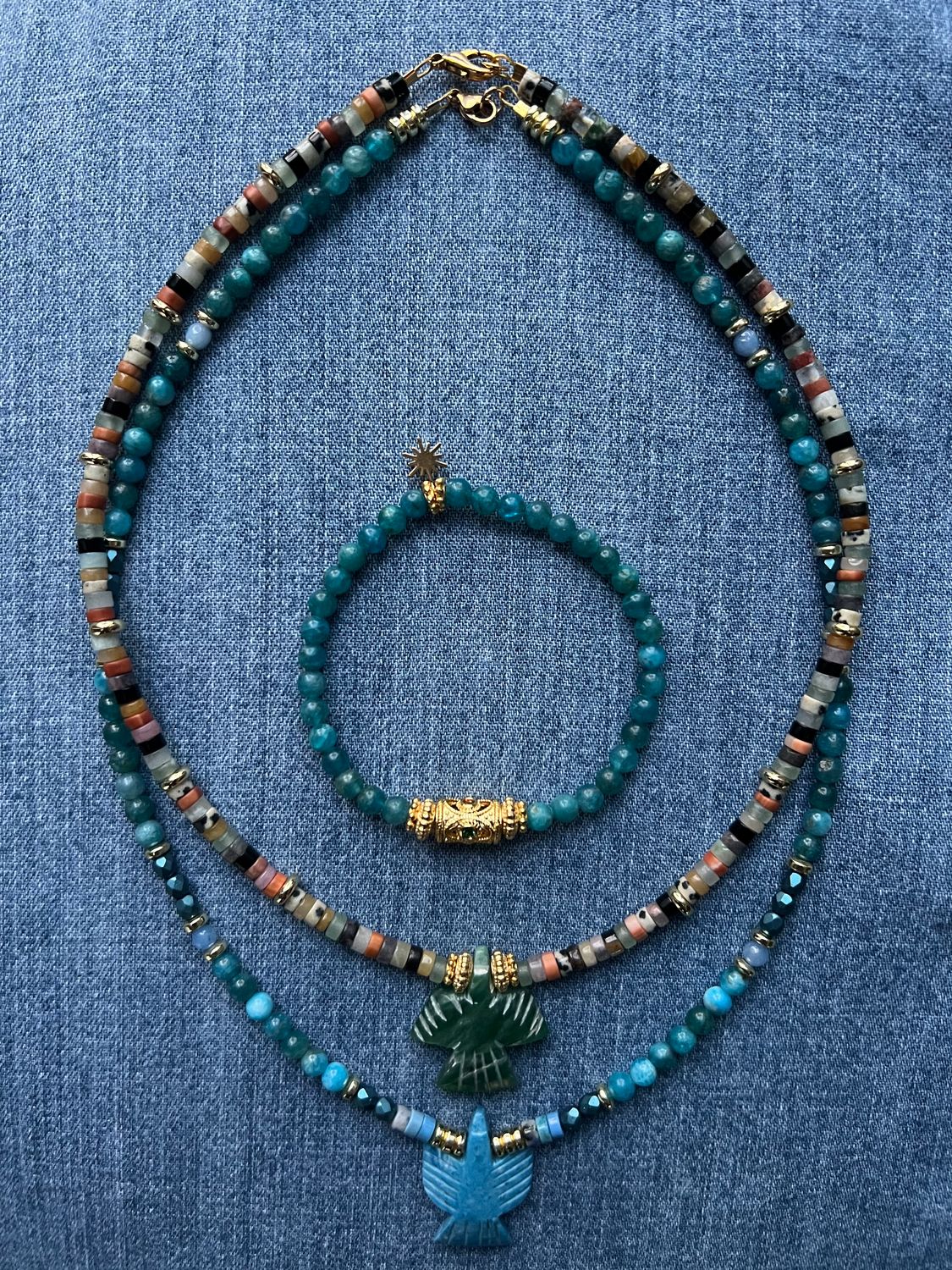Collier Rio green