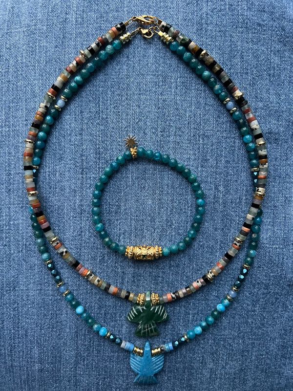 Collier Rio green