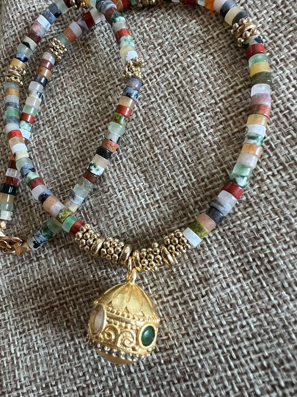 Collier Heishi Talisman