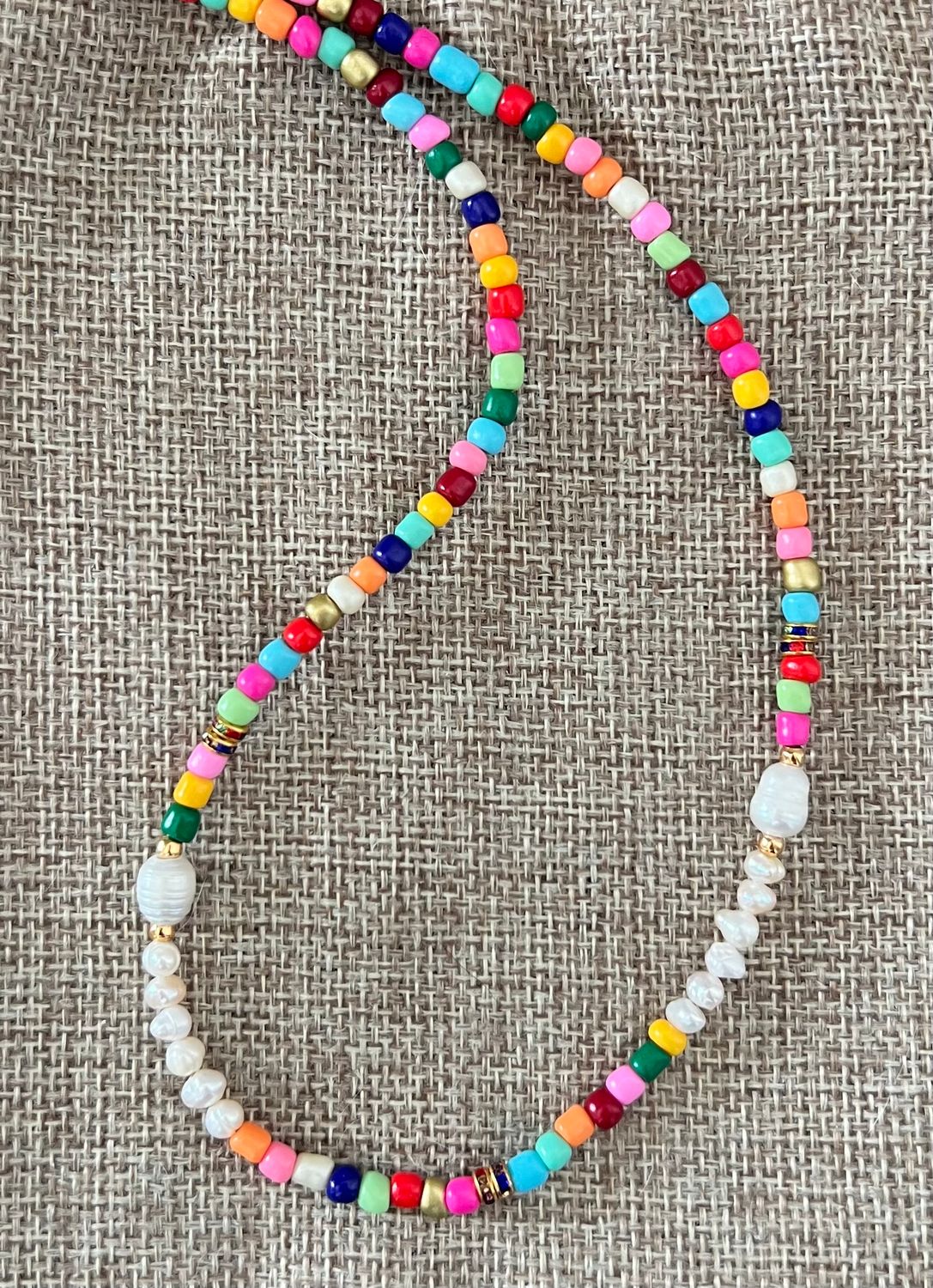 Collier Primavera multicolore
