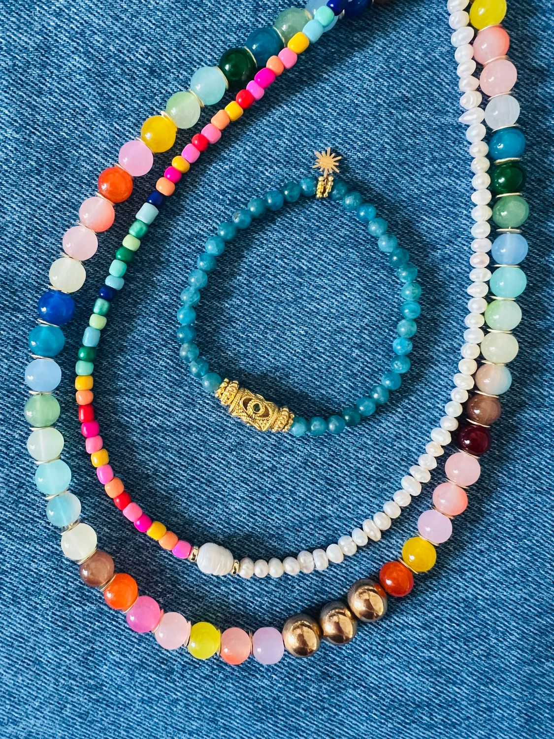 Collier Rainbow, Option: Collier seul