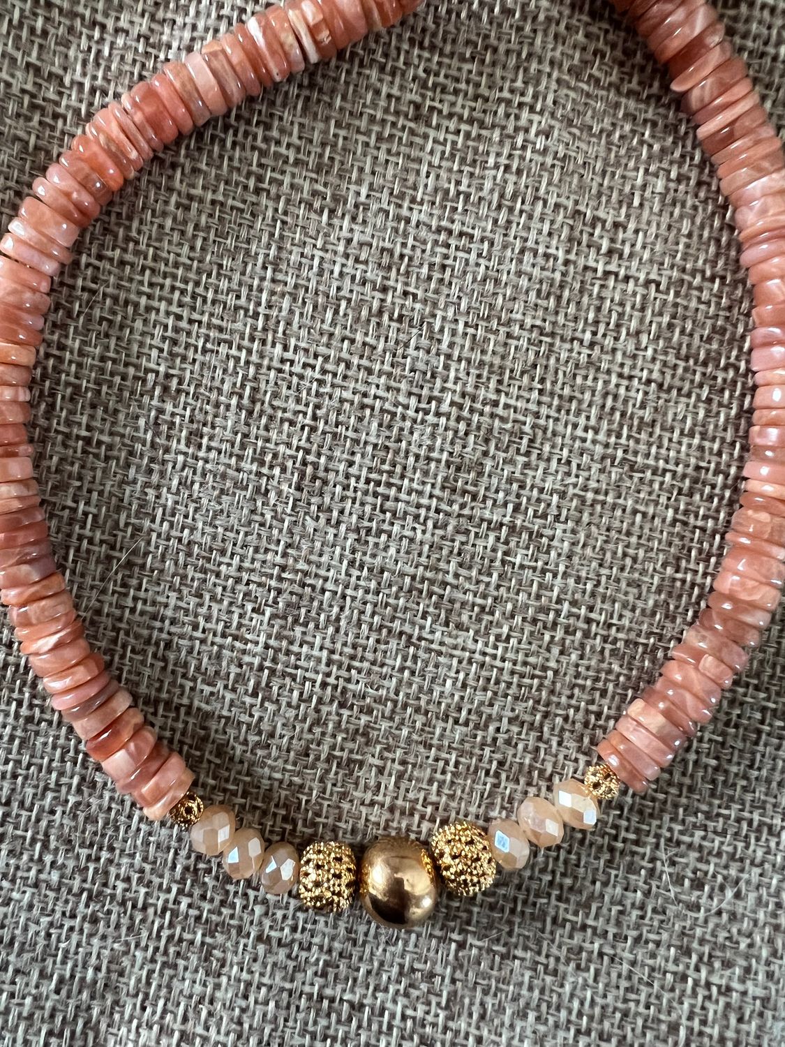 Collier Portofino peach