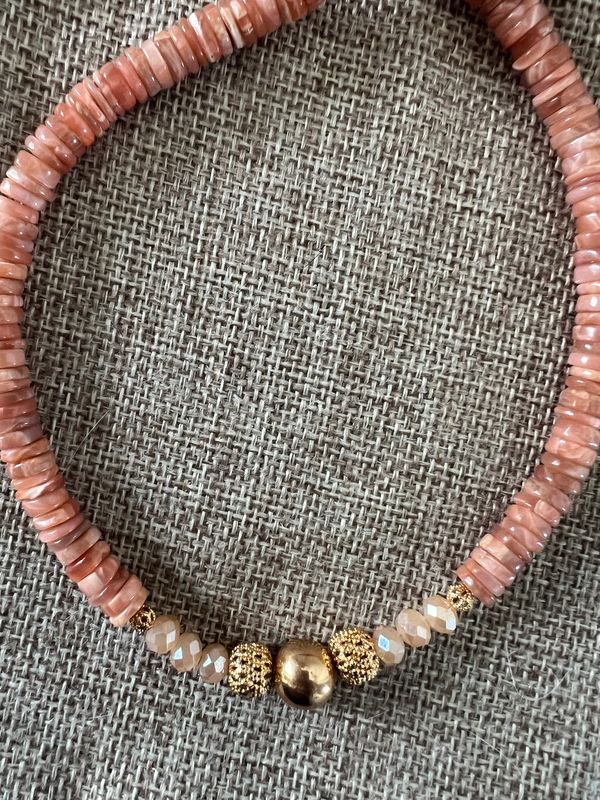 Collier Portofino peach