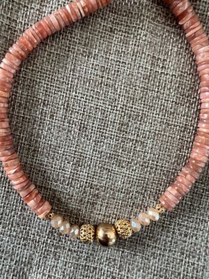 Collier Portofino peach