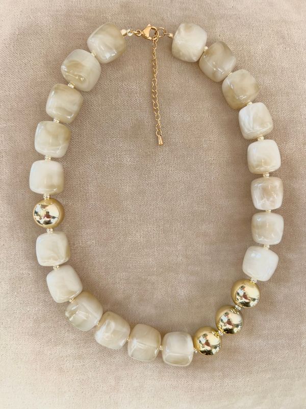 Collier Amalfi crème