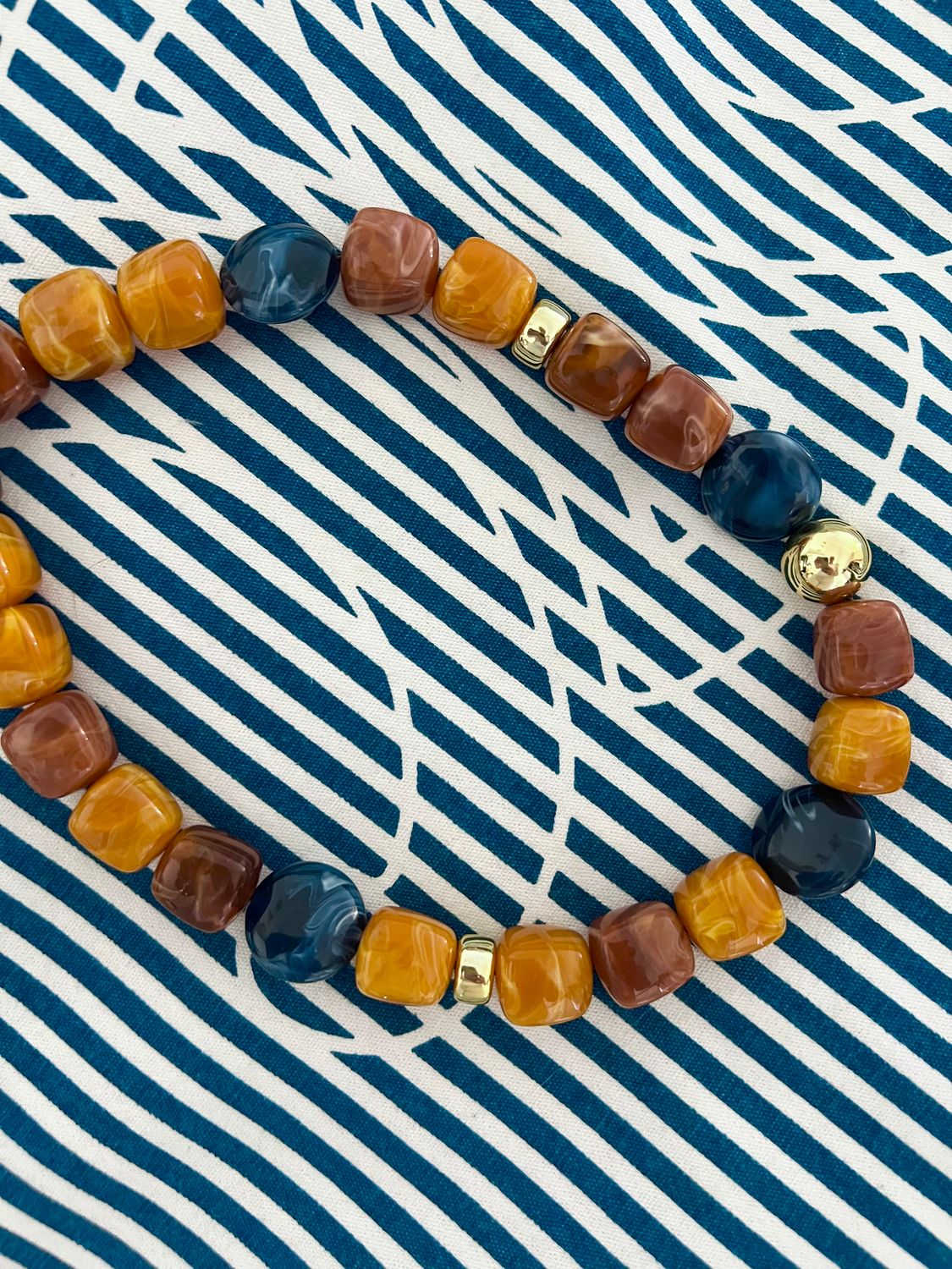 Collier Amalfi bleu nuit