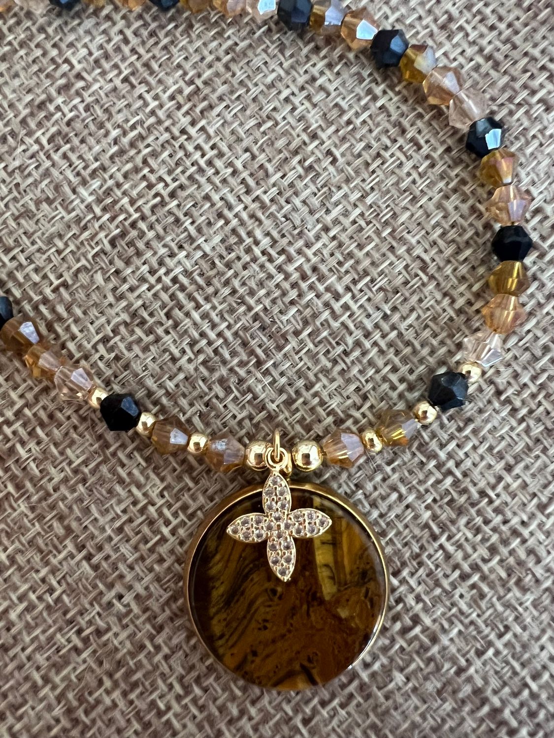Collier Capri topaze