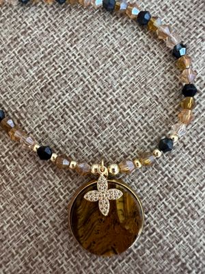 Collier Capri topaze