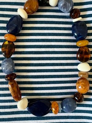 Collier Copacabana bleu nuit