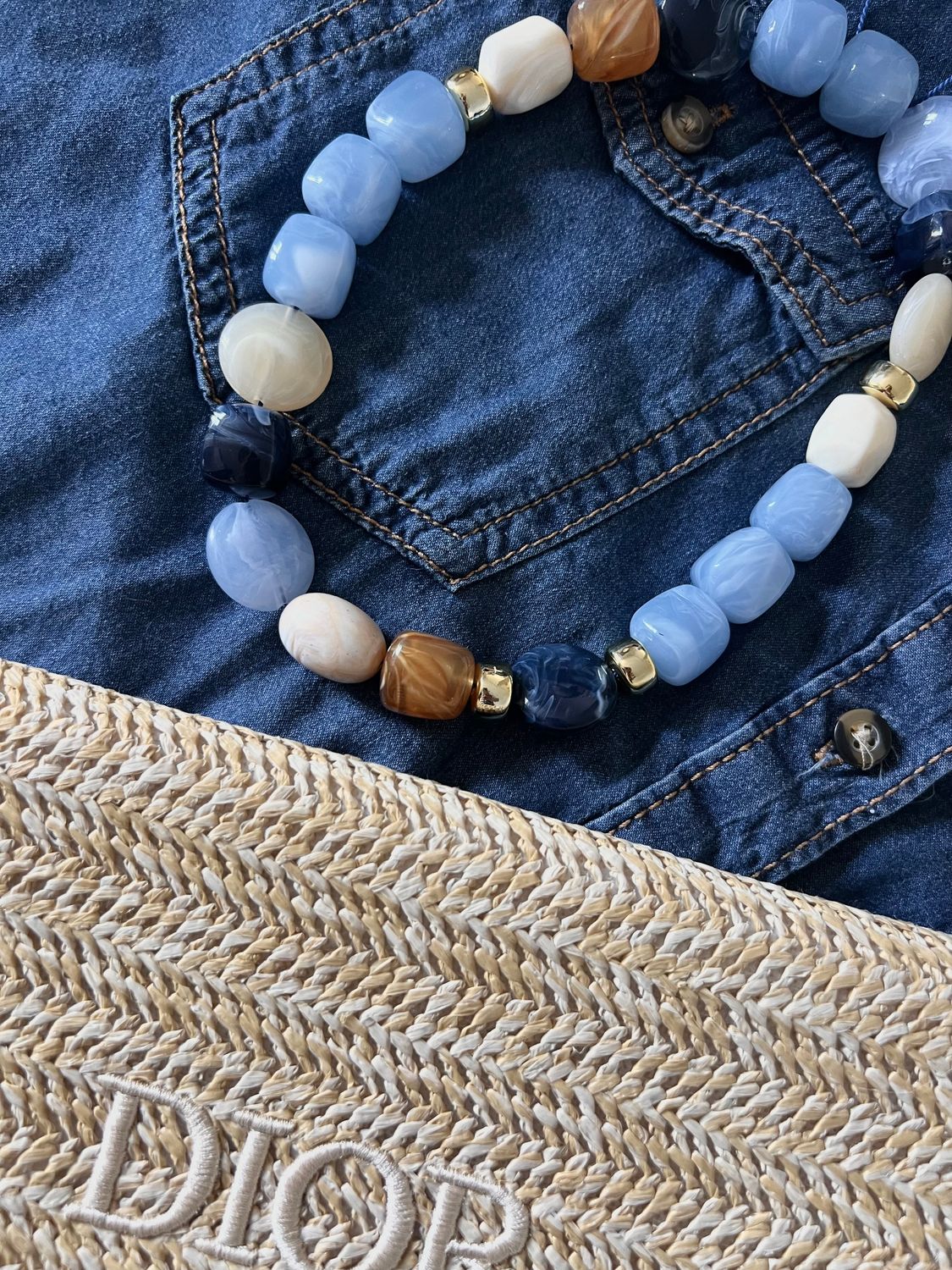 Collier Amalfi ice blue