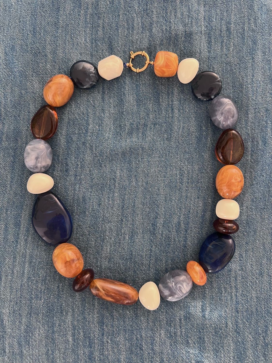 Collier Copacabana navy