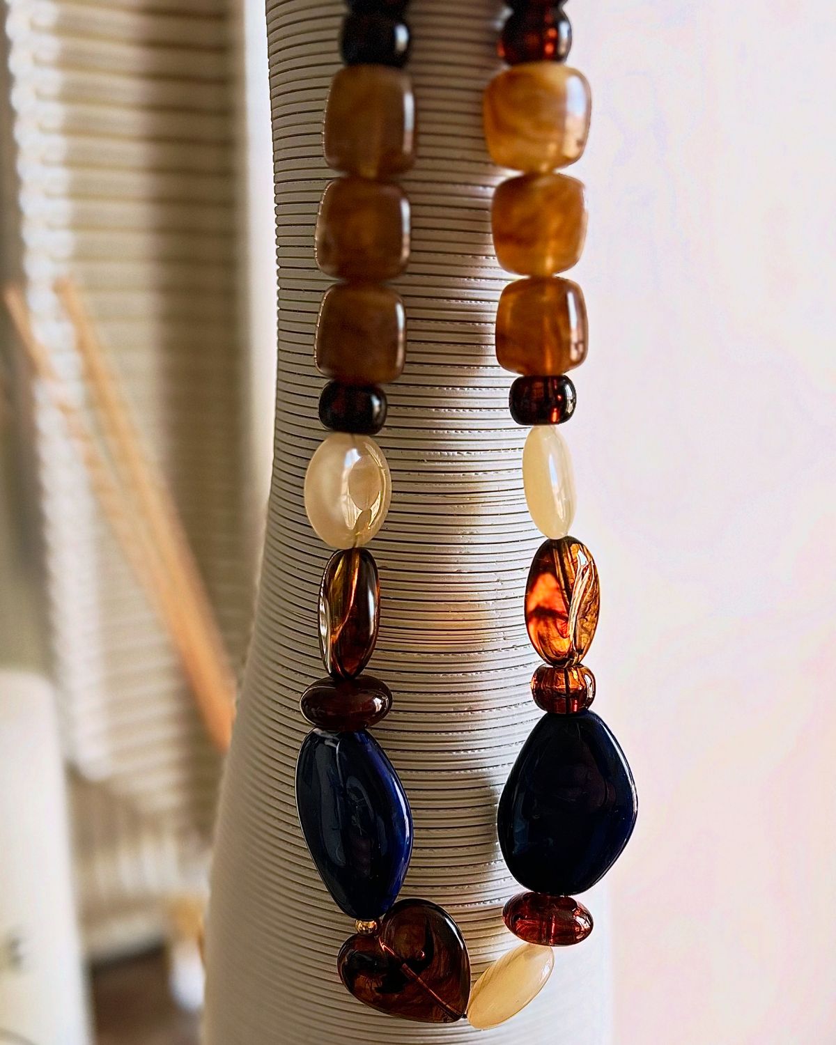 Collier Copacabana bleu nuit