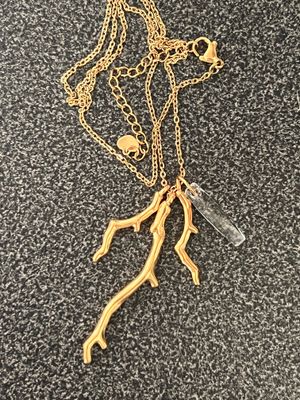 Collier Cristal corail