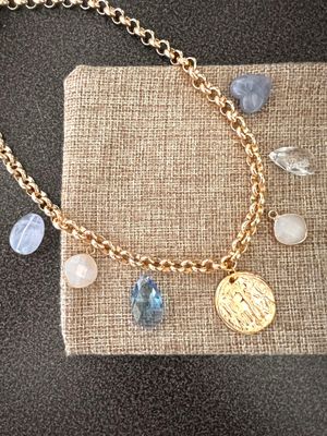 Collier Hope bleu gris